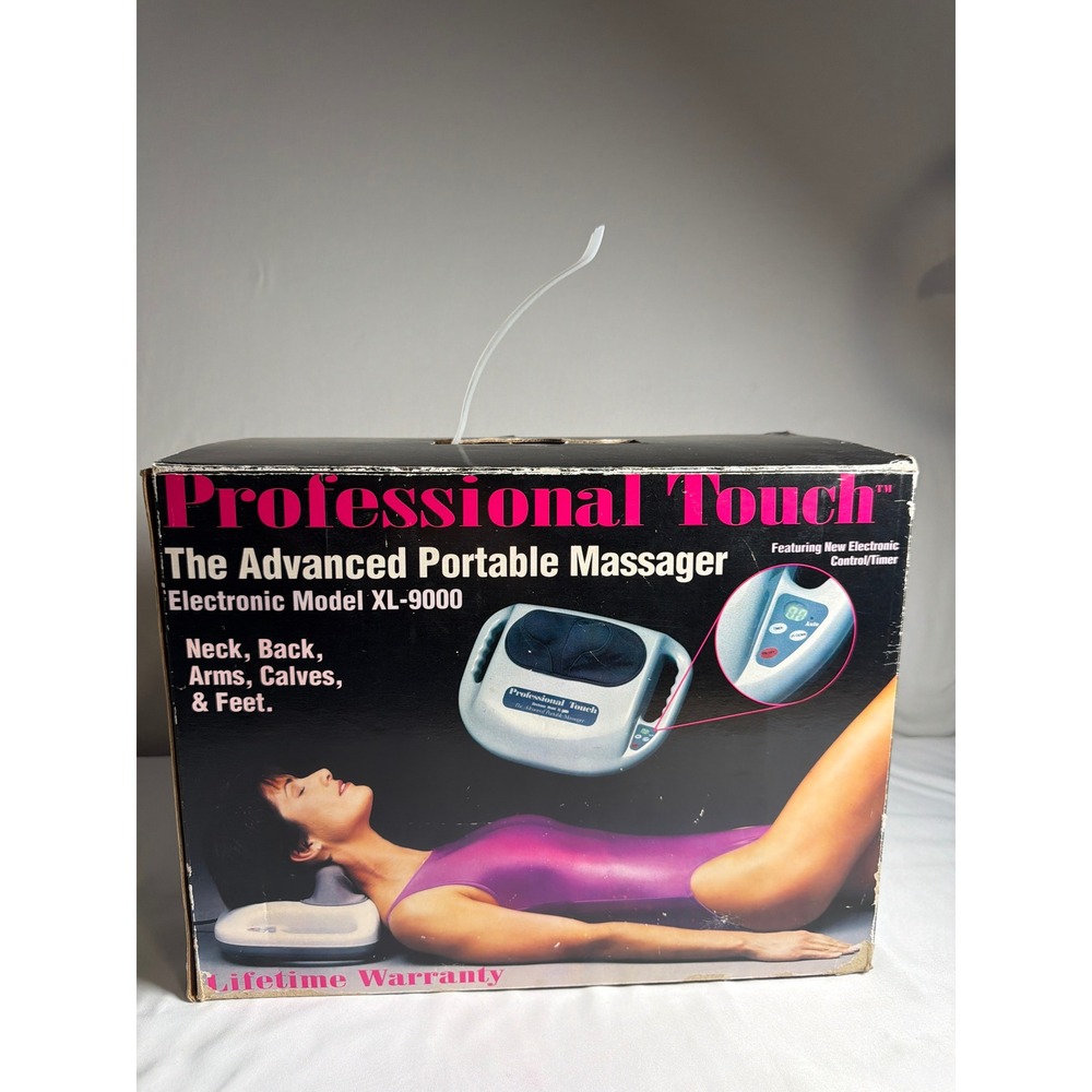 Vintage Professional Touch Advanced Portable Massager XL-9000 White Good